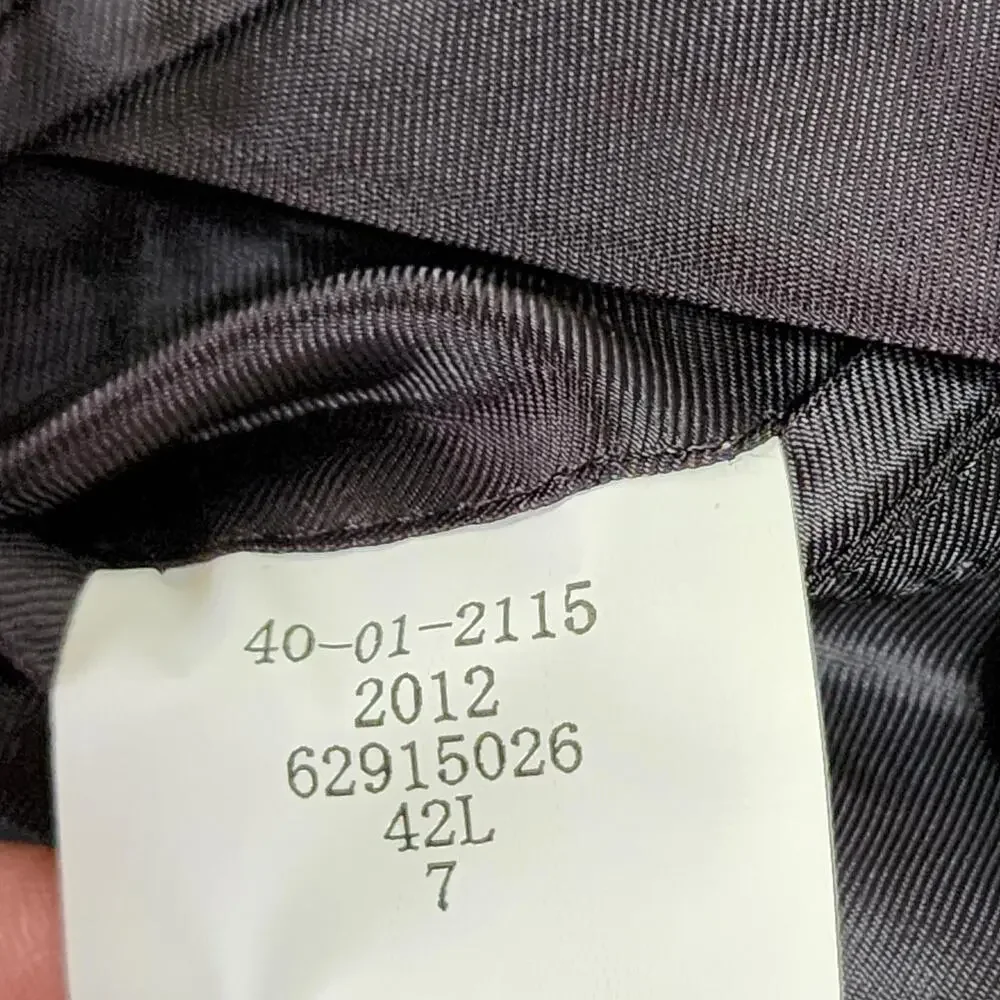 Brooks Brothers Suit Mens 42L 36x30 Gray Wool Blend Madison BrooksCool 2 Piece